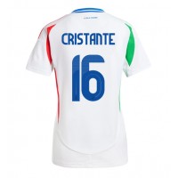 Maglie da calcio Italia Bryan Cristante #16 Seconda Maglia Femminile Europei 2024 Manica Corta